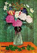 blommor i vas Henri Rousseau